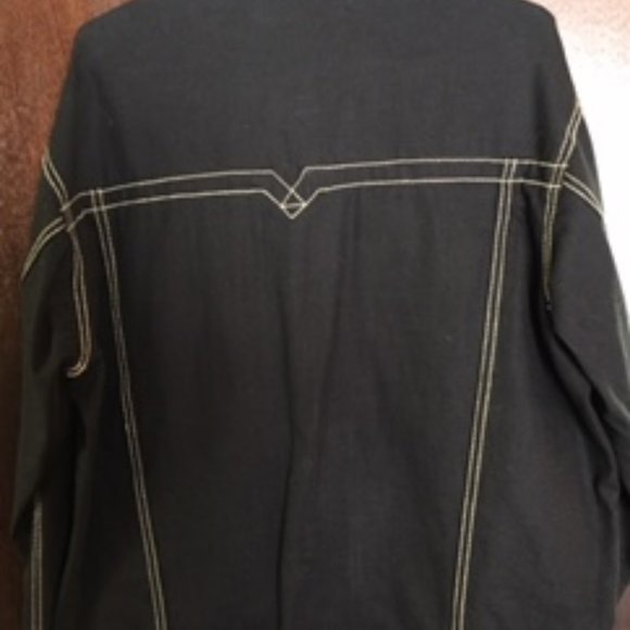 ReFuel Black Classic Fit Jean Jacket - Picture 3 of 4